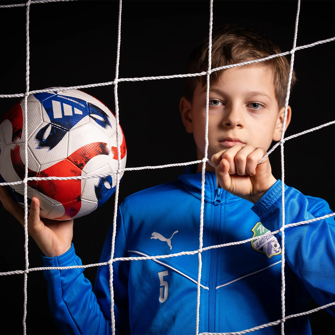 Fotbalista v ateliéru